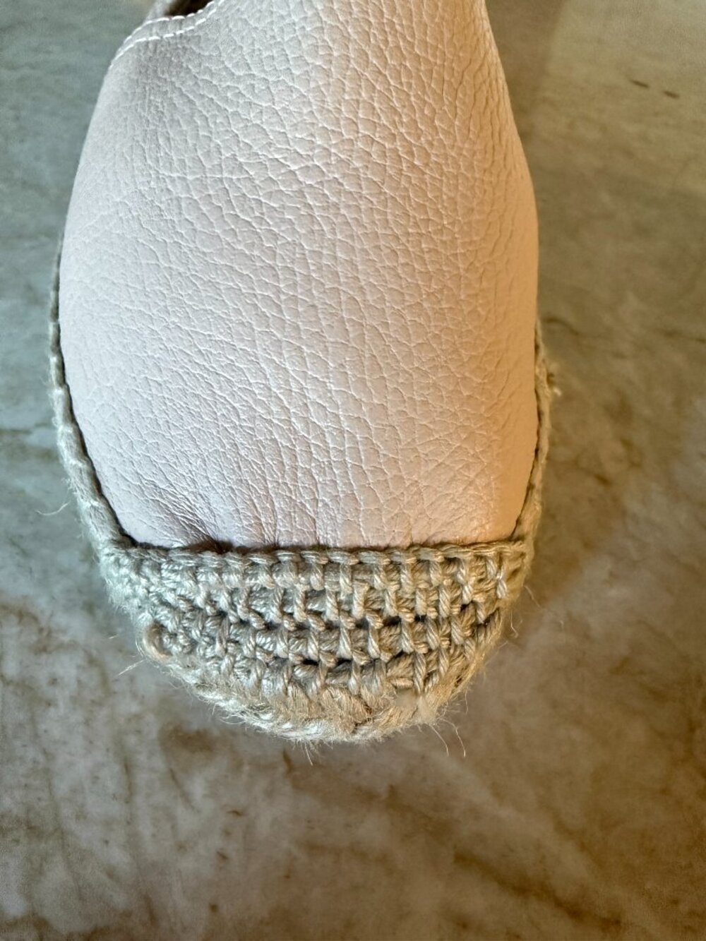 Classic Maypol pebbled leather Espadrille Flats -